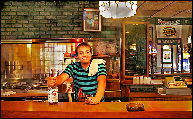 Bartender, neighborhood tavern