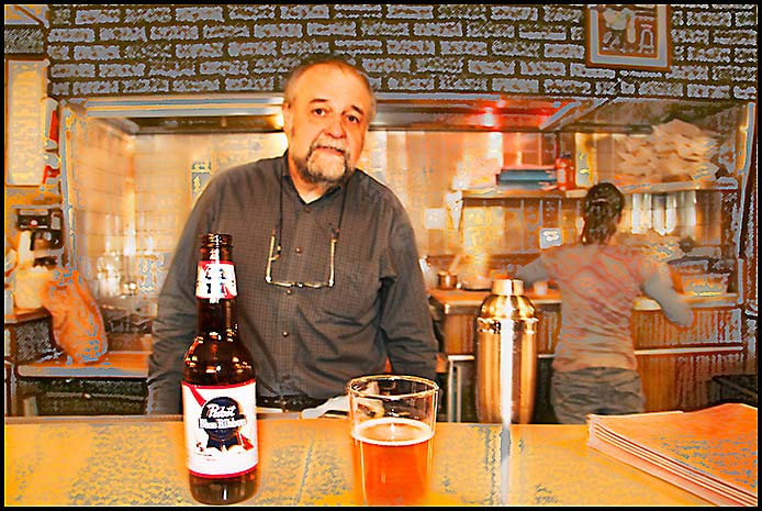 Bartender, neighborhood tavern