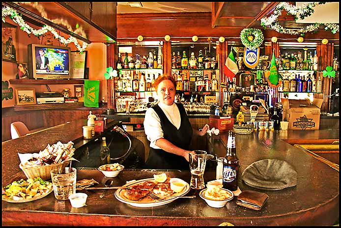 Bartender, neighborhood tavern